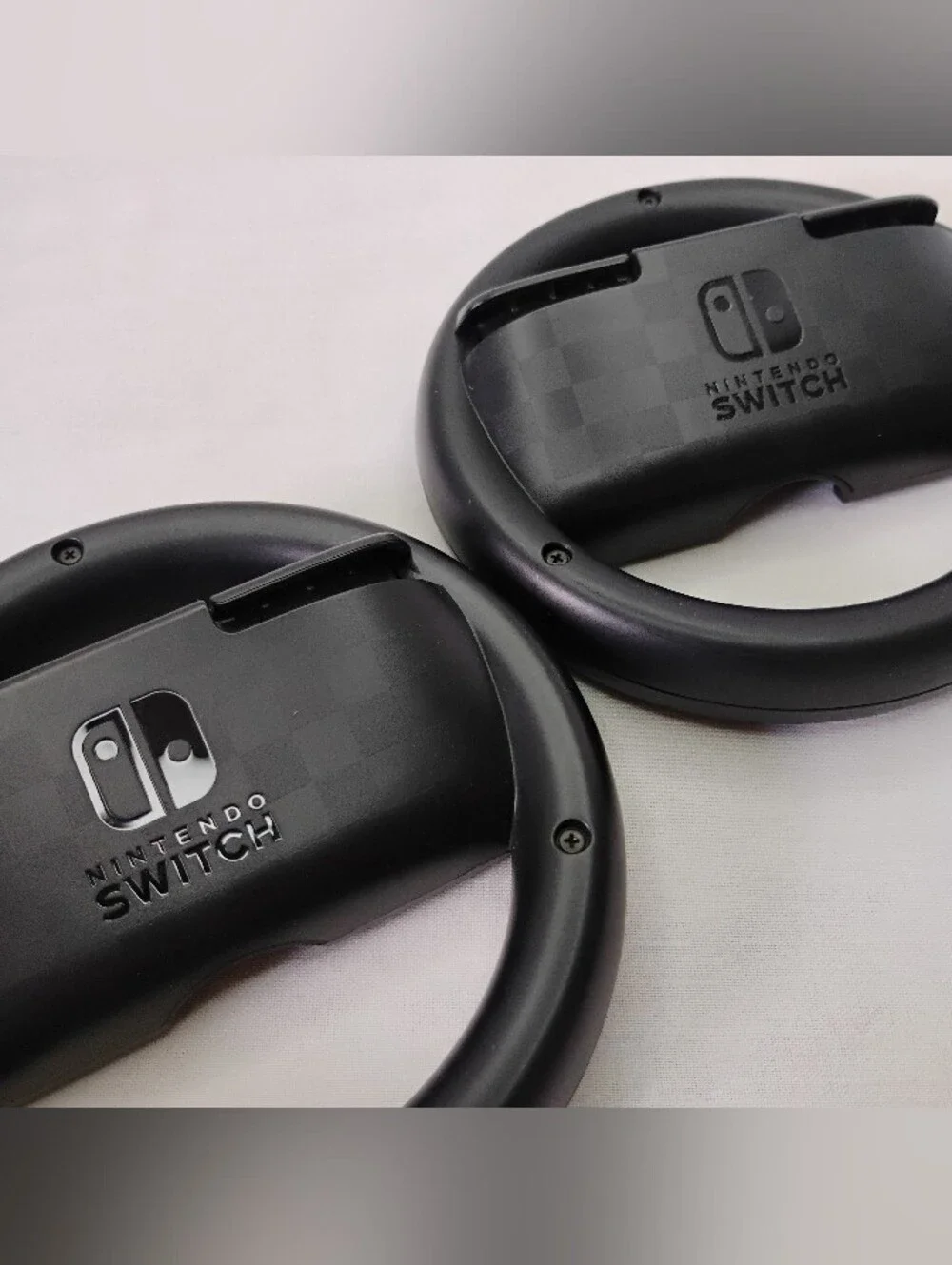 2pc Set Official Nintendo Switch Joy Con Steering Wheel Adapters For Mario Kart